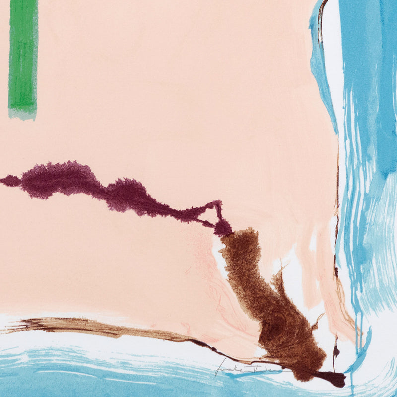 HELEN FRANKENTHALER "FLIRT" SCREENPRINT, 1995