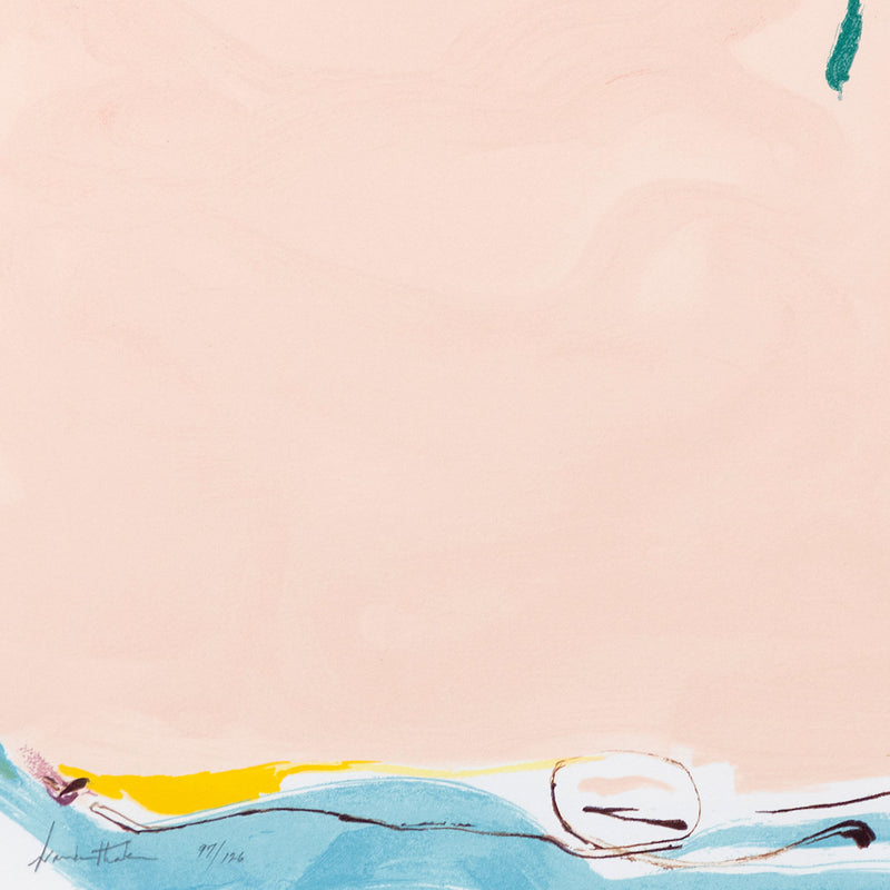HELEN FRANKENTHALER "FLIRT" SCREENPRINT, 1995