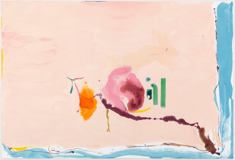 HELEN FRANKENTHALER "FLIRT" SCREENPRINT, 1995