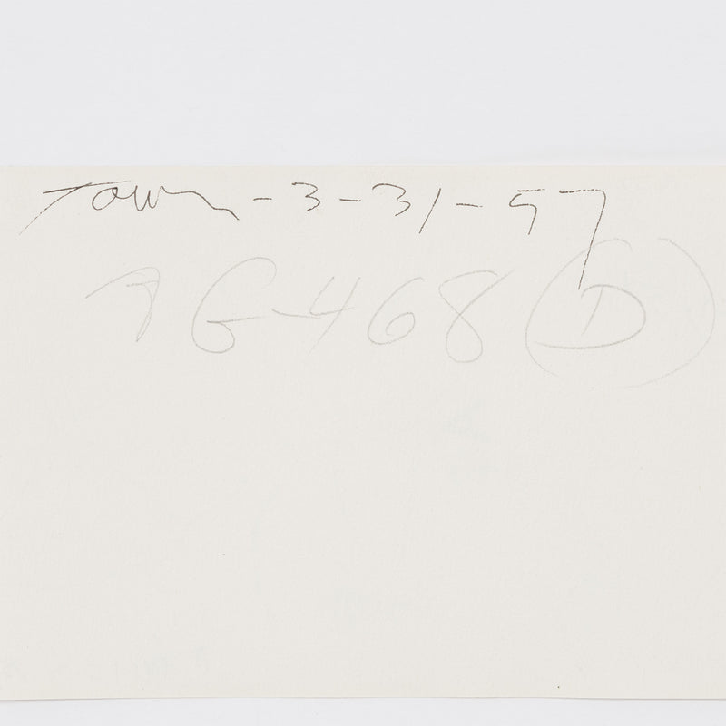 HAROLD TOWN "SURPRISED BUTLER" DRAWING, 1957