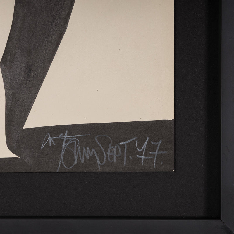 HAROLD TOWN "VALE VARIATION" INK DRAWING, 1977