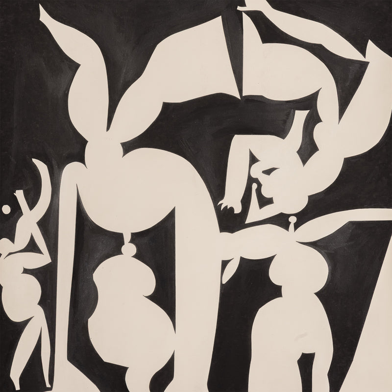 HAROLD TOWN "VALE VARIATION" INK DRAWING, 1977