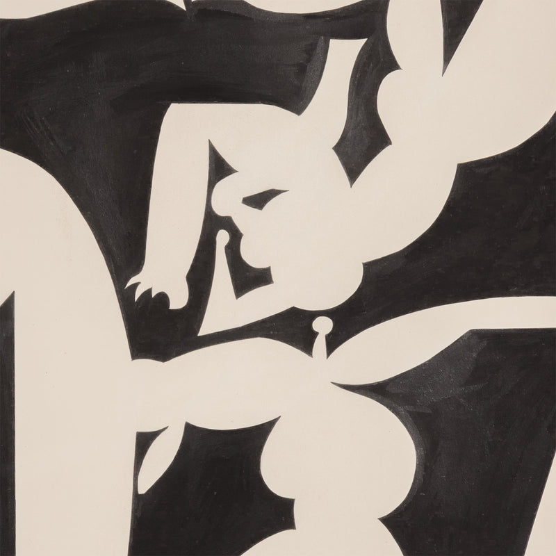 HAROLD TOWN "VALE VARIATION" INK DRAWING, 1977