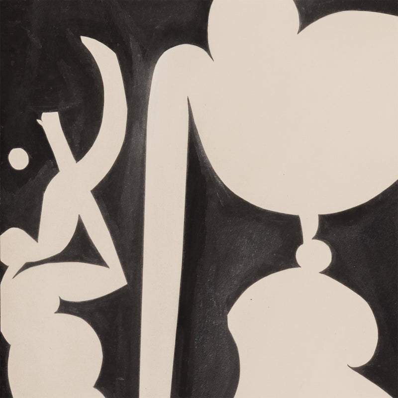 HAROLD TOWN "VALE VARIATION" INK DRAWING, 1977