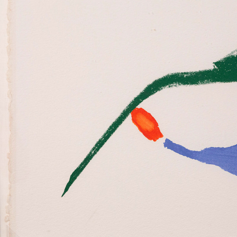 HELEN FRANKENTHALER "A LITTLE ZEN" COLOR POCHOIR, 1970