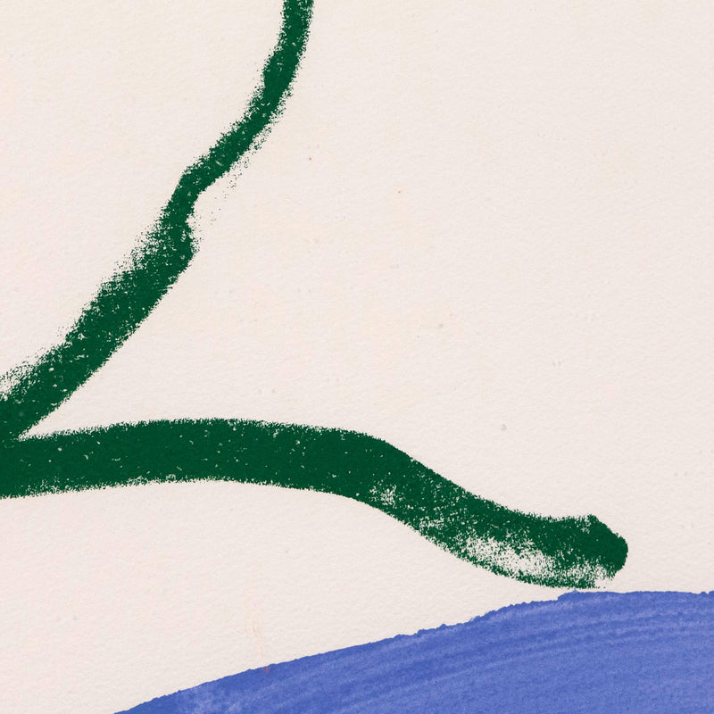 HELEN FRANKENTHALER "A LITTLE ZEN" COLOR POCHOIR, 1970