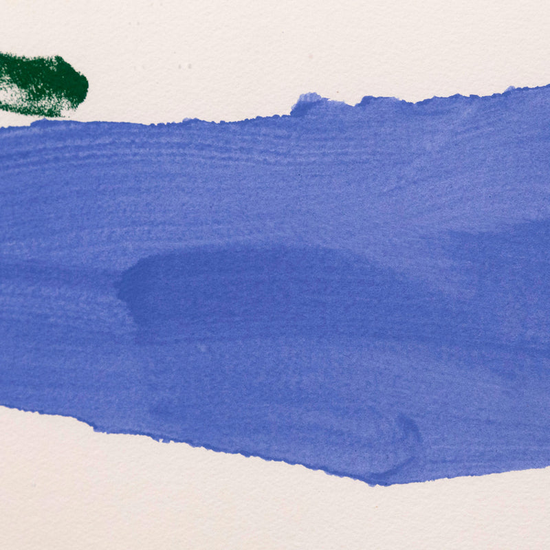 HELEN FRANKENTHALER "A LITTLE ZEN" COLOR POCHOIR, 1970