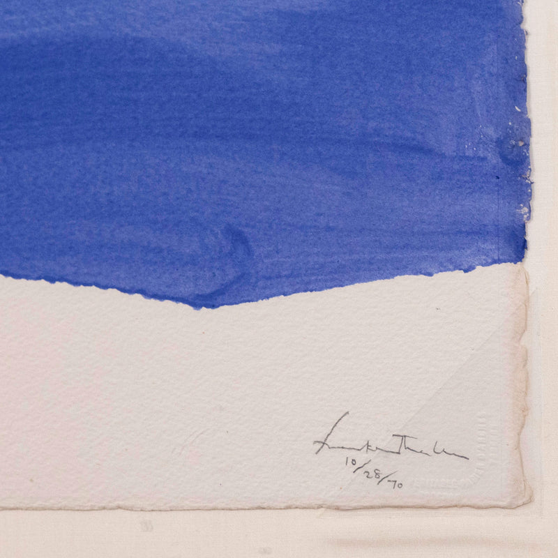 HELEN FRANKENTHALER "A LITTLE ZEN" COLOR POCHOIR, 1970