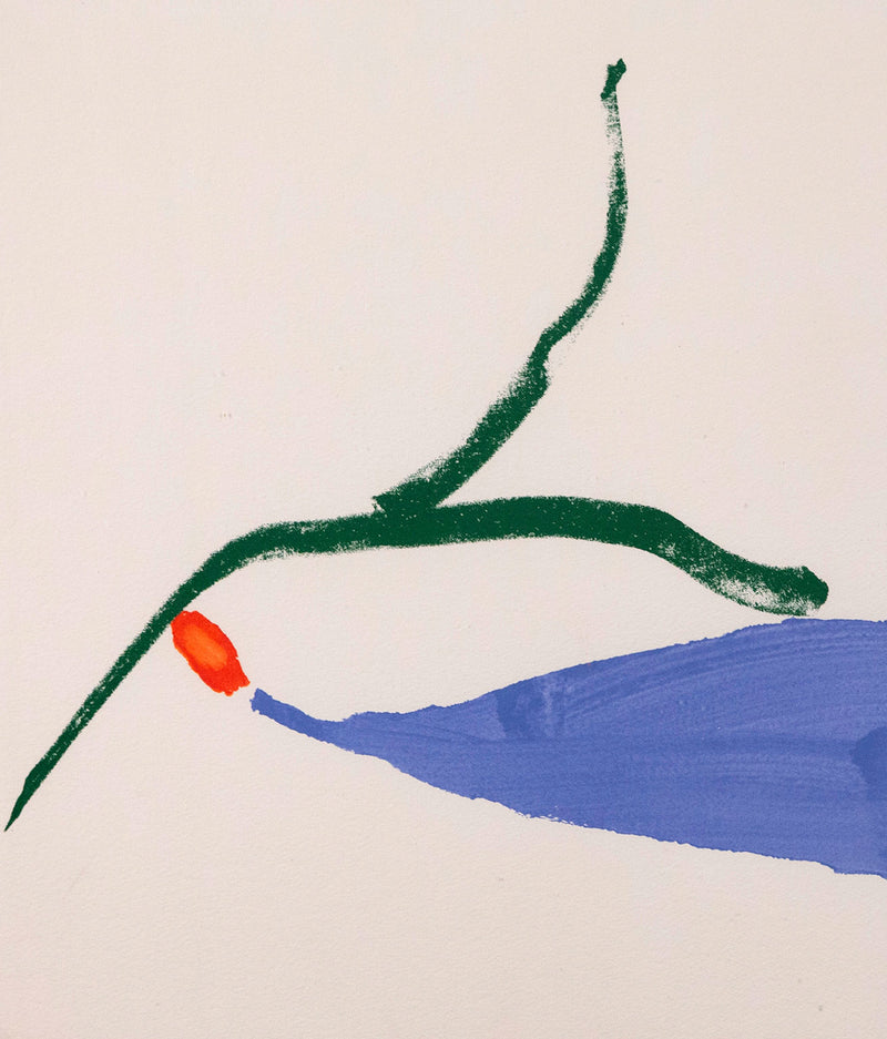 HELEN FRANKENTHALER "A LITTLE ZEN" COLOR POCHOIR, 1970