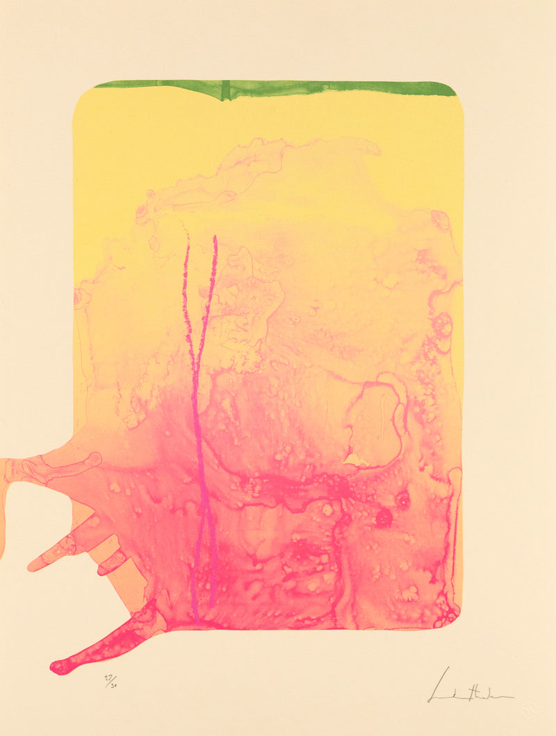HELEN FRANKENTHALER "REFLECTIONS XII" LITHOGRAPH, 1995