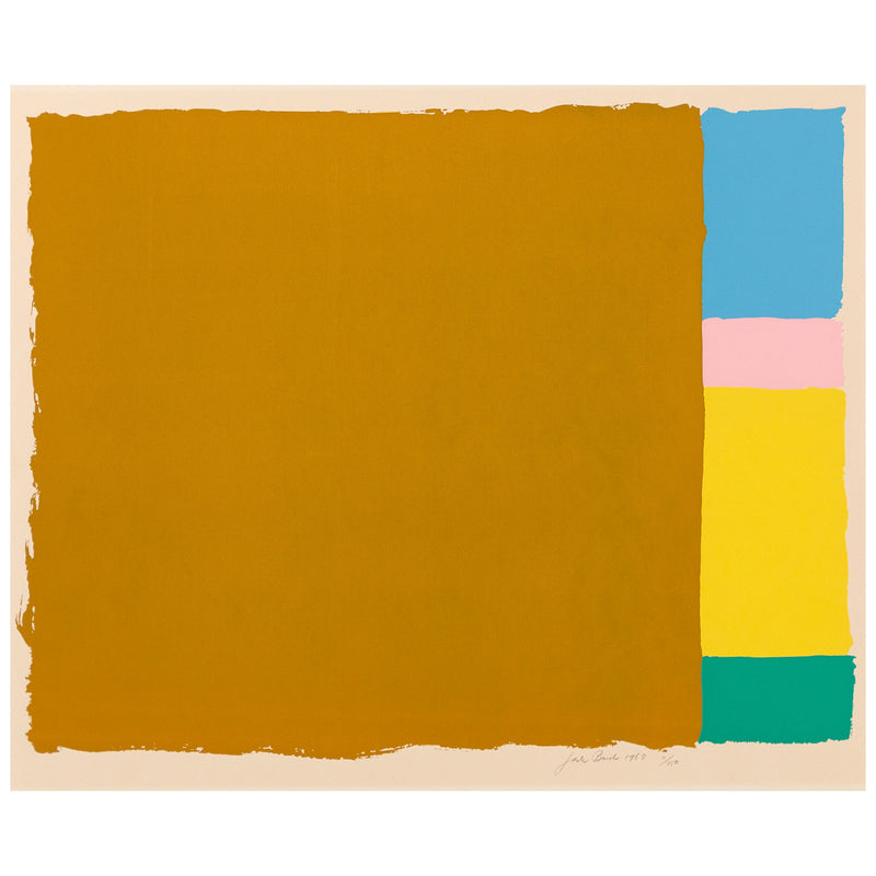 JACK BUSH "FRIDAY MORNING" SERIGRAPH, 1968