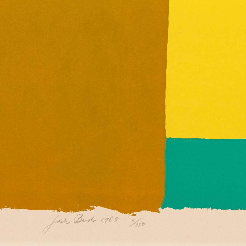 JACK BUSH "FRIDAY MORNING" SERIGRAPH, 1968