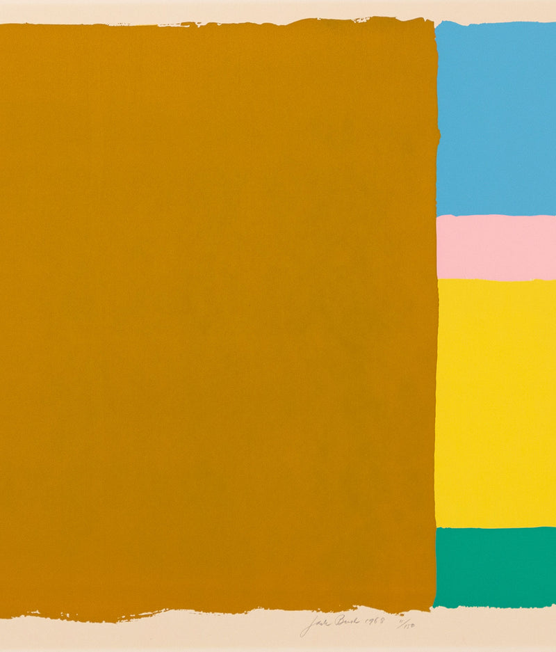 JACK BUSH "FRIDAY MORNING" SERIGRAPH, 1968
