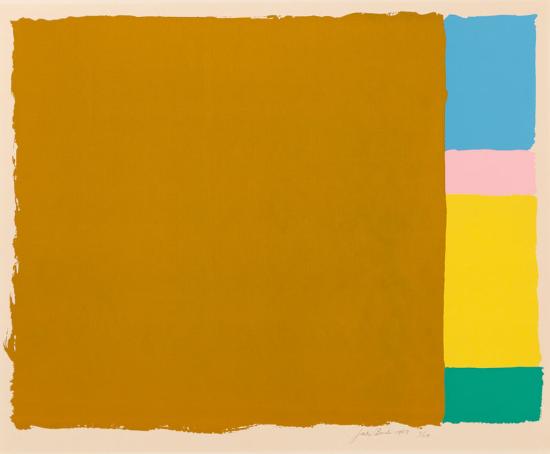 JACK BUSH "FRIDAY MORNING" SERIGRAPH, 1968