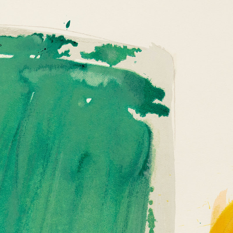 Canadian abstract painter Jack Bush "Greenfield and Sun"  Canada, 1960. Lithograph.