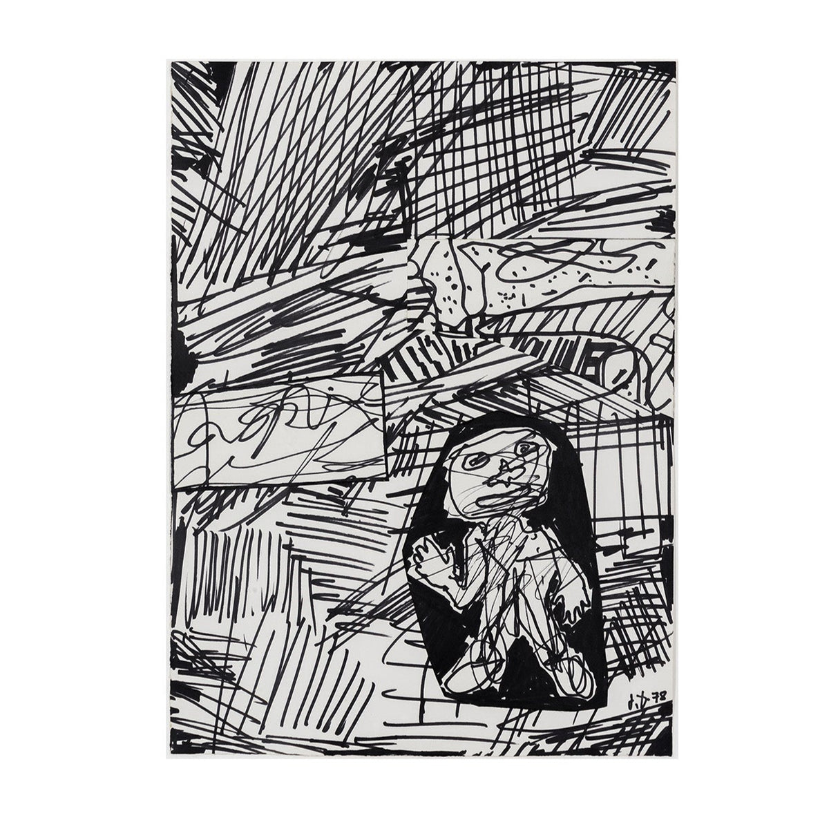 Jean Dubuffet、l'heureux de peu、希少画集画 Jean Dubuffet、l'heureux de peu、希少画集画