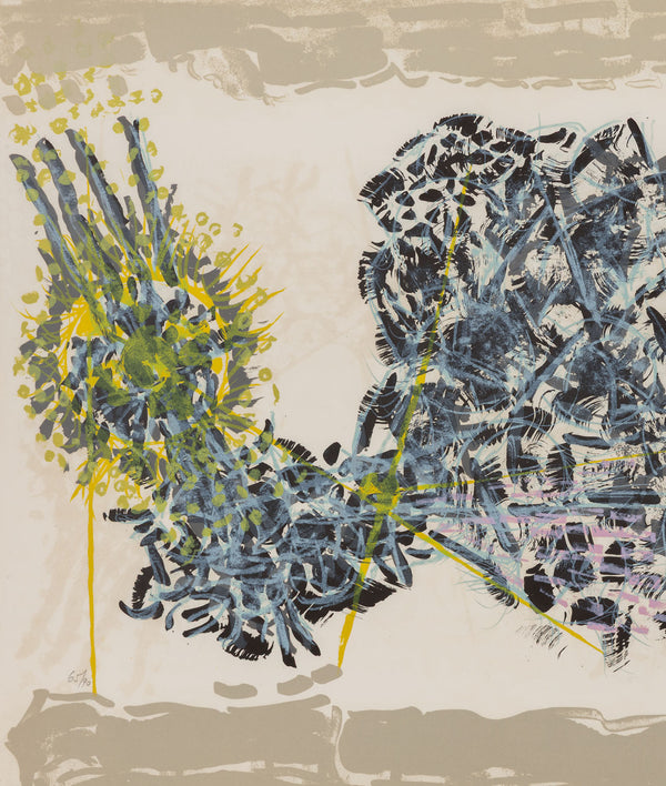 RIOPELLE "LE SABLIER 1" LITHO, 1979