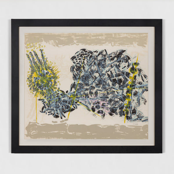 RIOPELLE "LE SABLIER 1" LITHO, 1979