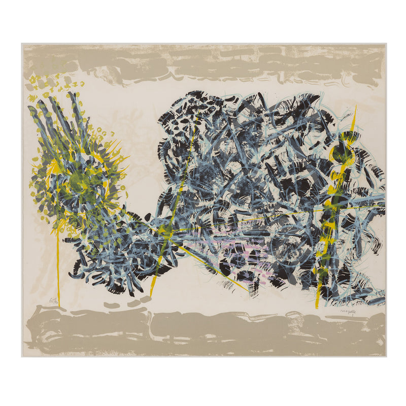 RIOPELLE "LE SABLIER 1" LITHO, 1979