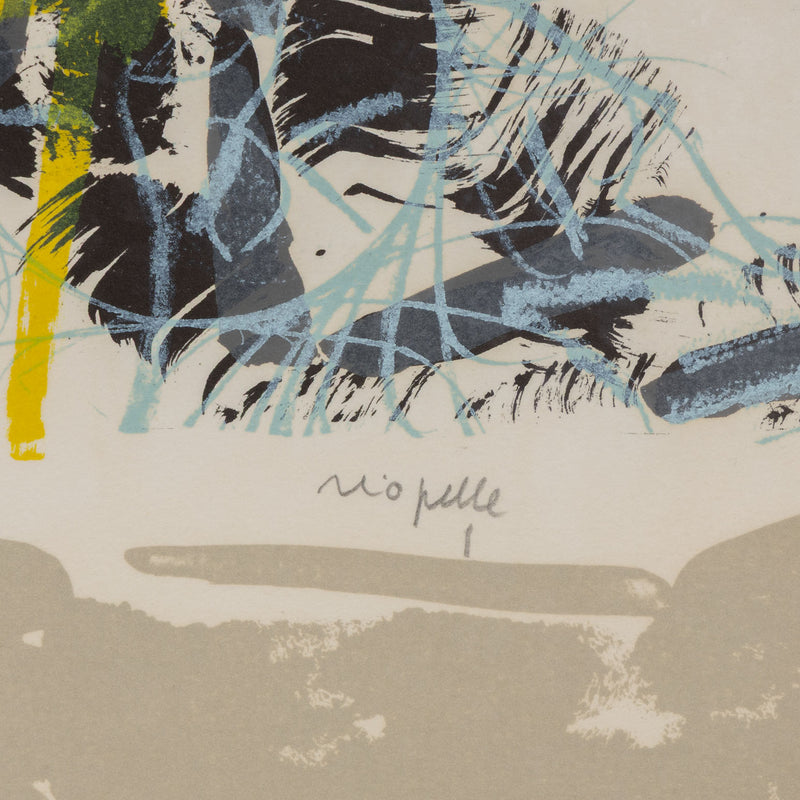 RIOPELLE "LE SABLIER 1" LITHO, 1979