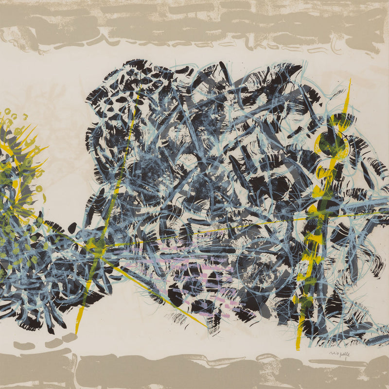 RIOPELLE "LE SABLIER 1" LITHO, 1979