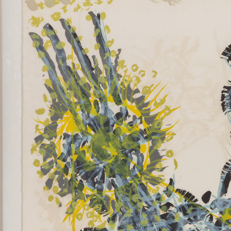 RIOPELLE "LE SABLIER 1" LITHO, 1979