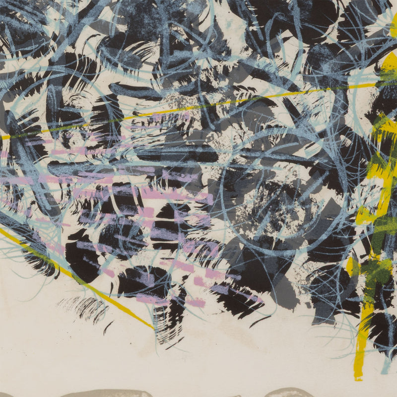 RIOPELLE "LE SABLIER 1" LITHO, 1979