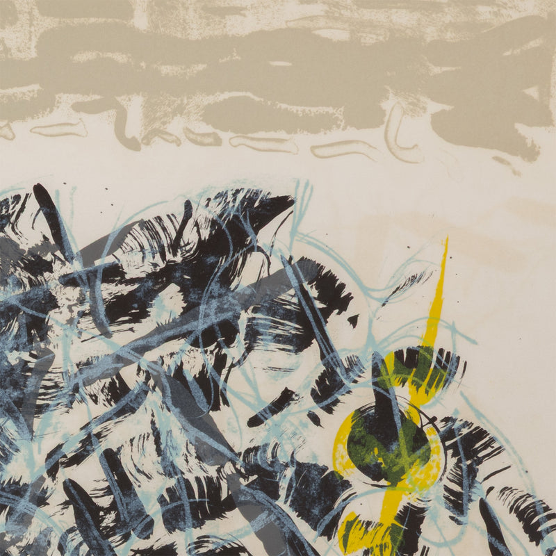 RIOPELLE "LE SABLIER 1" LITHO, 1979