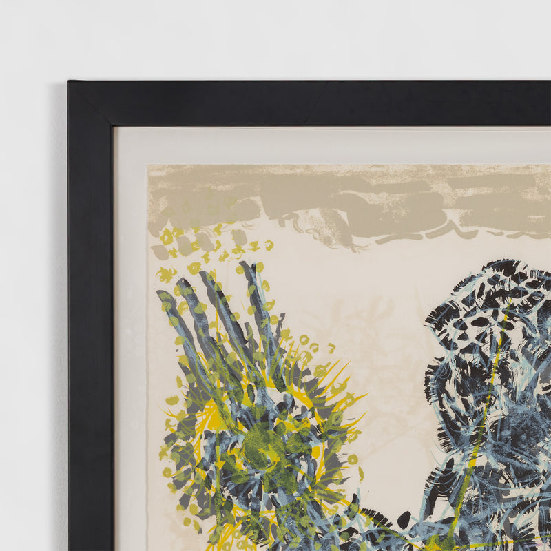 RIOPELLE "LE SABLIER 1" LITHO, 1979