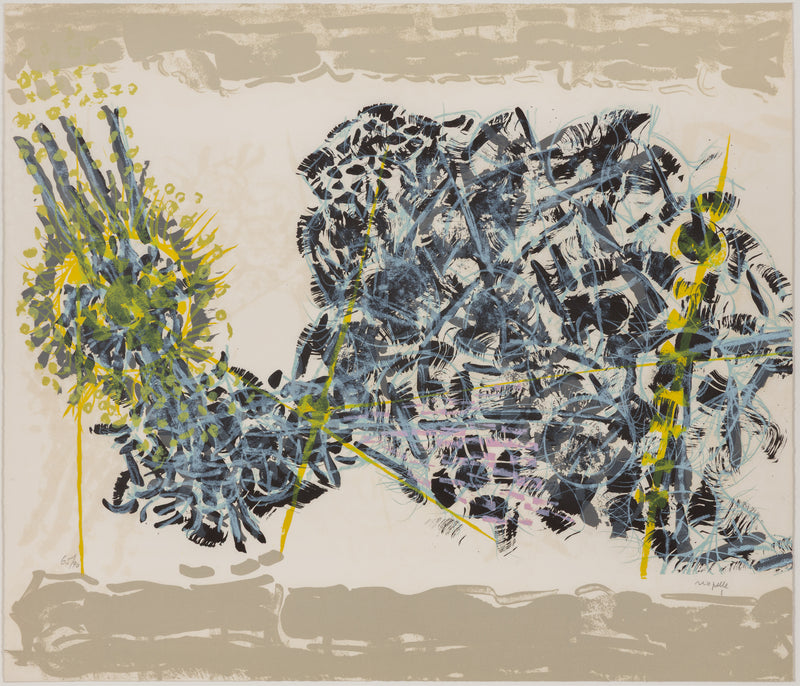 RIOPELLE "LE SABLIER 1" LITHO, 1979