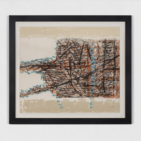 RIOPELLE "LE SABLIER 2" LITHO, 1979