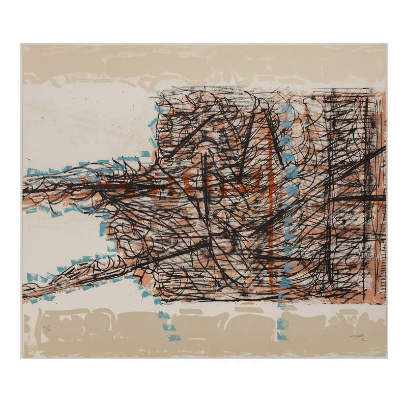 RIOPELLE "LE SABLIER 2" LITHO, 1979