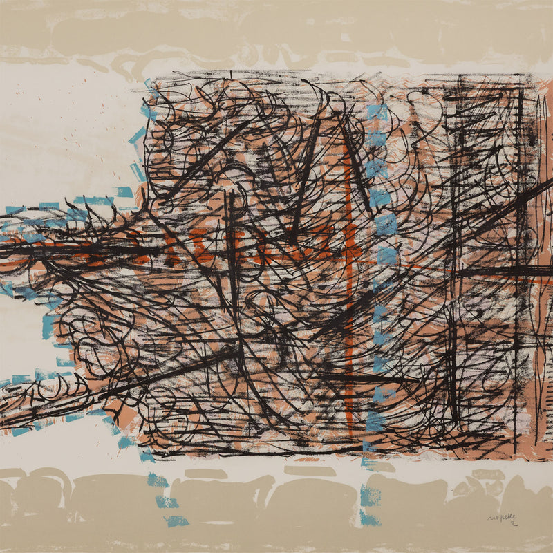 RIOPELLE "LE SABLIER 2" LITHO, 1979