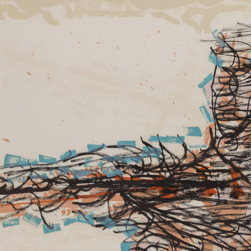 RIOPELLE "LE SABLIER 2" LITHO, 1979