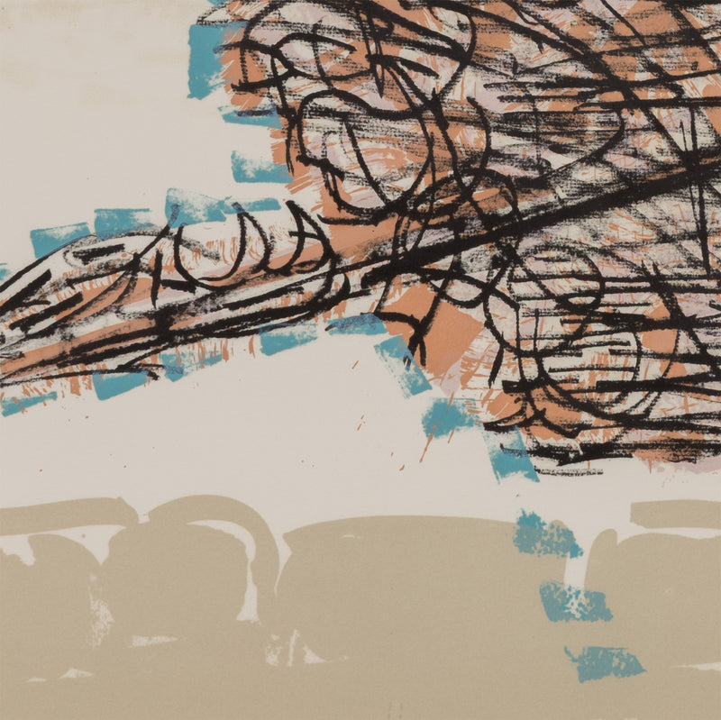 RIOPELLE "LE SABLIER 2" LITHO, 1979