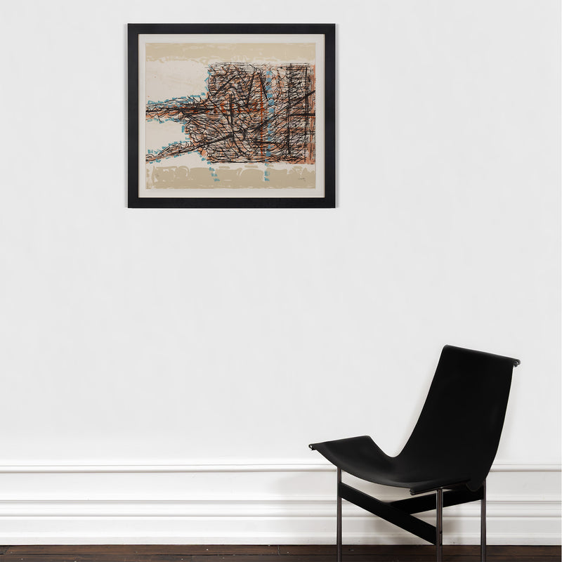 RIOPELLE "LE SABLIER 2" LITHO, 1979