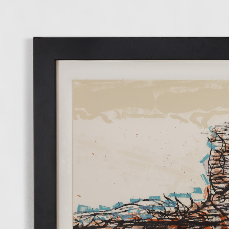 RIOPELLE "LE SABLIER 2" LITHO, 1979