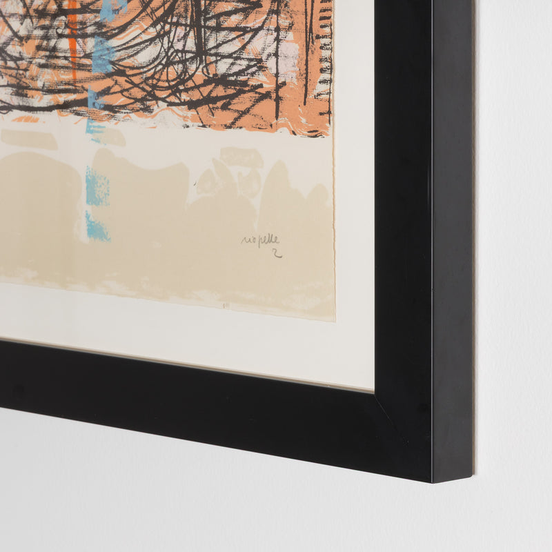 RIOPELLE "LE SABLIER 2" LITHO, 1979