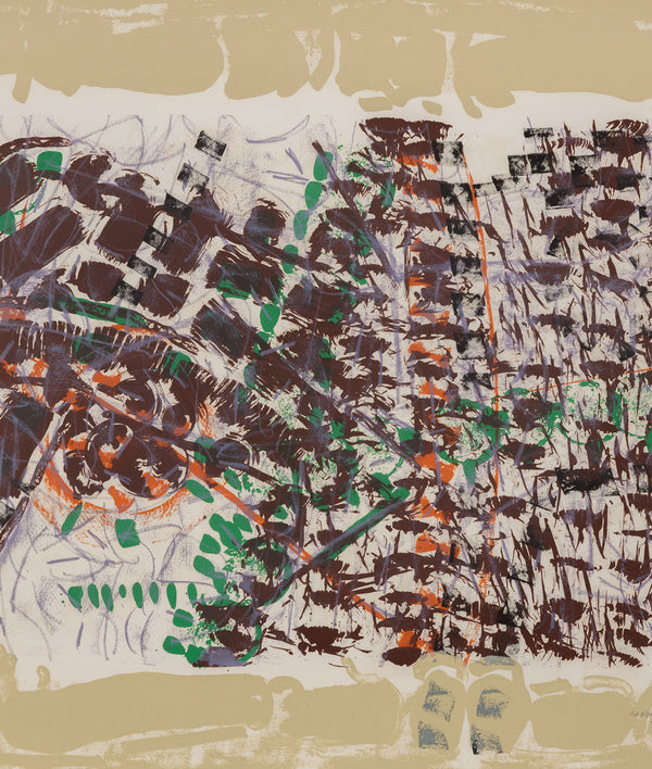 RIOPELLE "LE SABLIER 3" LITHO, 1979