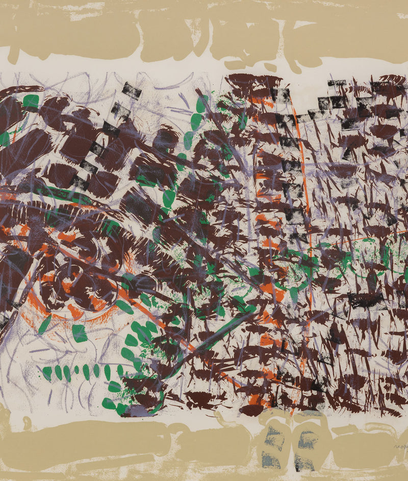 RIOPELLE "LE SABLIER 3" LITHO, 1979