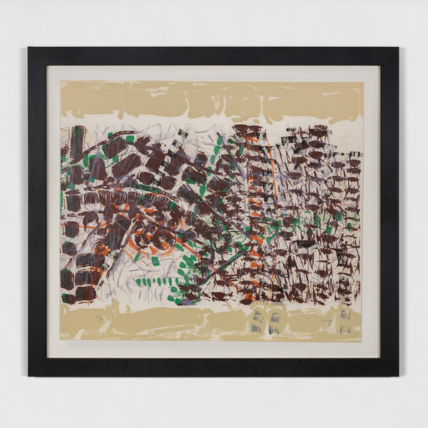 RIOPELLE "LE SABLIER 3" LITHO, 1979