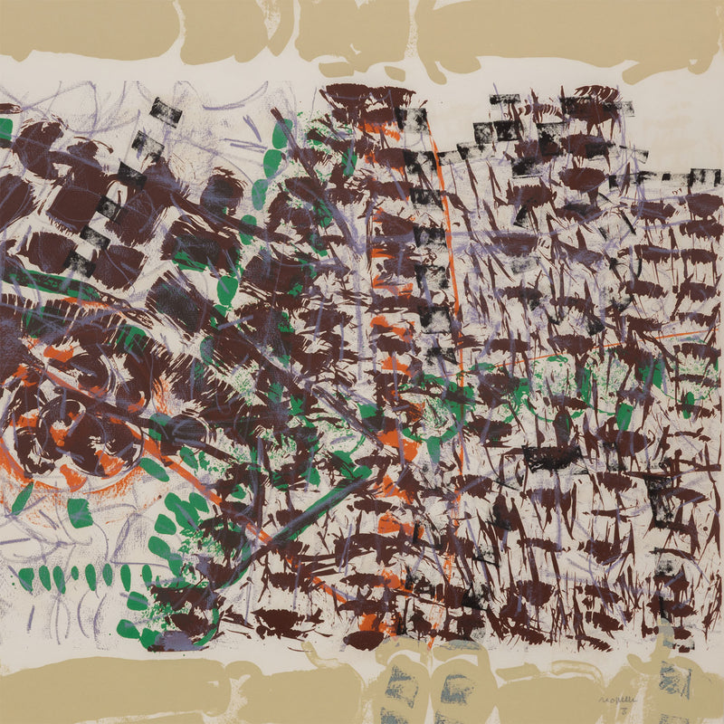 RIOPELLE "LE SABLIER 3" LITHO, 1979