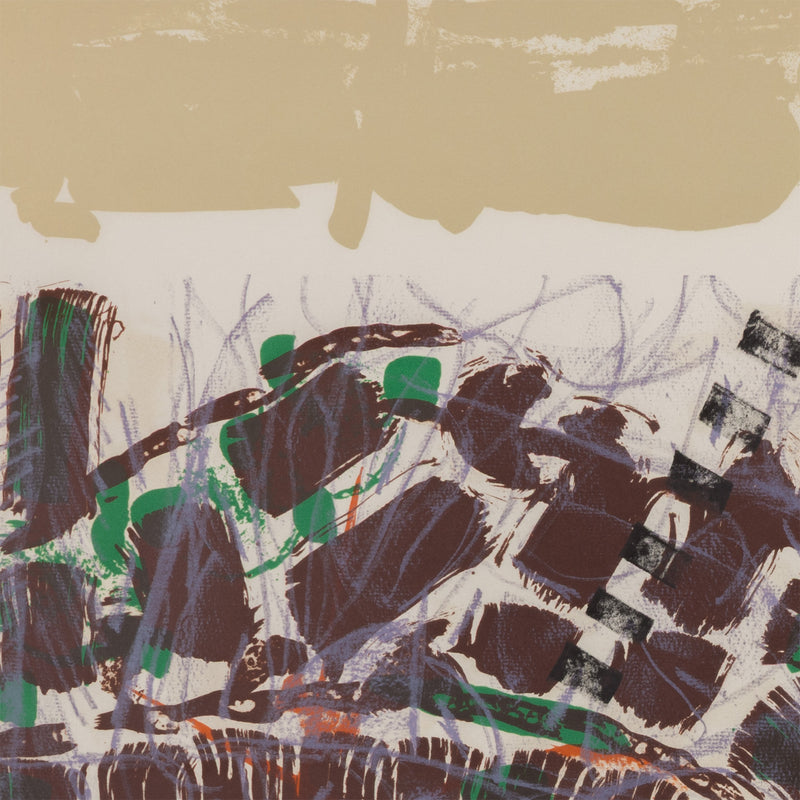 RIOPELLE "LE SABLIER 3" LITHO, 1979