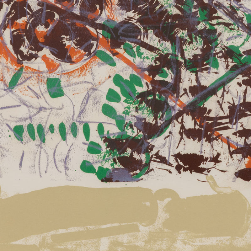 RIOPELLE "LE SABLIER 3" LITHO, 1979