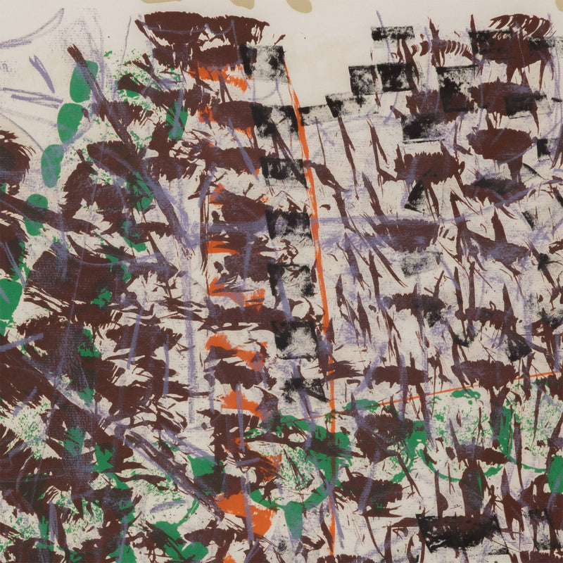 RIOPELLE "LE SABLIER 3" LITHO, 1979
