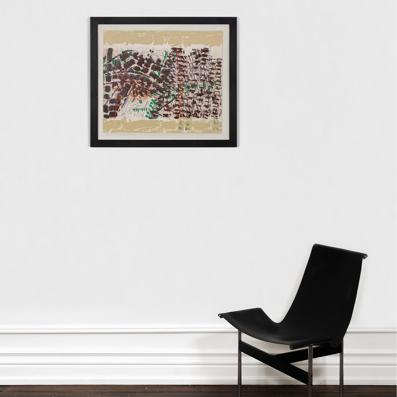 RIOPELLE "LE SABLIER 3" LITHO, 1979