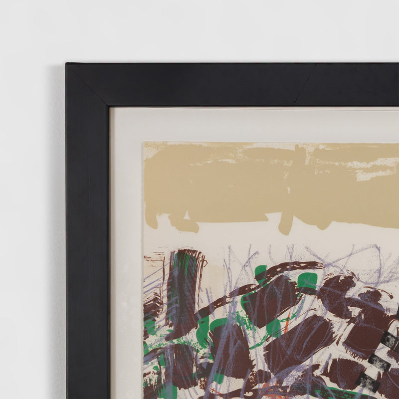 RIOPELLE "LE SABLIER 3" LITHO, 1979