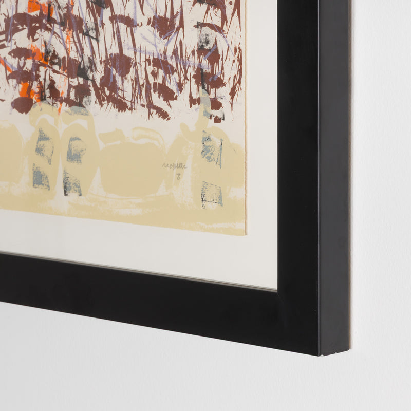 RIOPELLE "LE SABLIER 3" LITHO, 1979