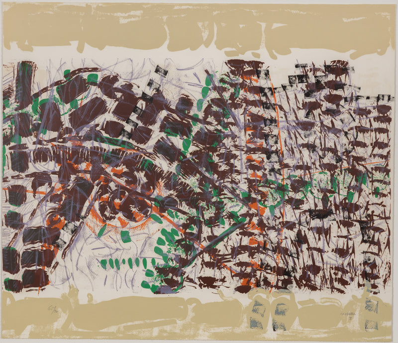 RIOPELLE "LE SABLIER 3" LITHO, 1979