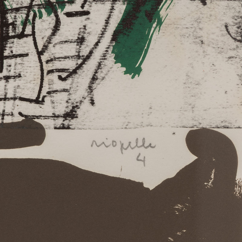 RIOPELLE "LE SABLIER 4" LITHO, 1979